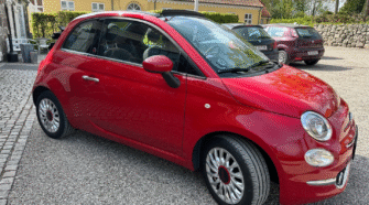 Fiat 500c 10 hybrid red 2d
